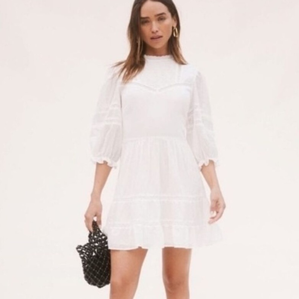 Reformation Miley Dress (Ivory)